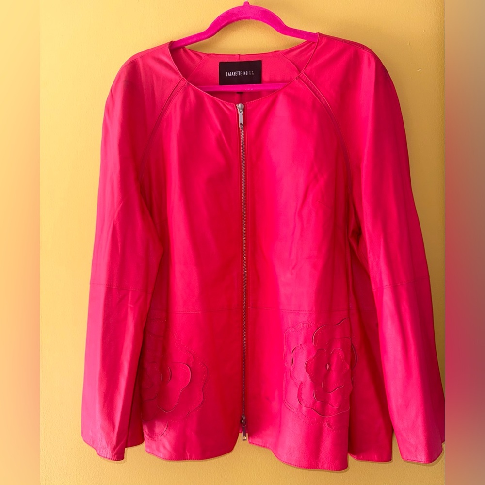 Lafayette 148 New York Leather Jacket